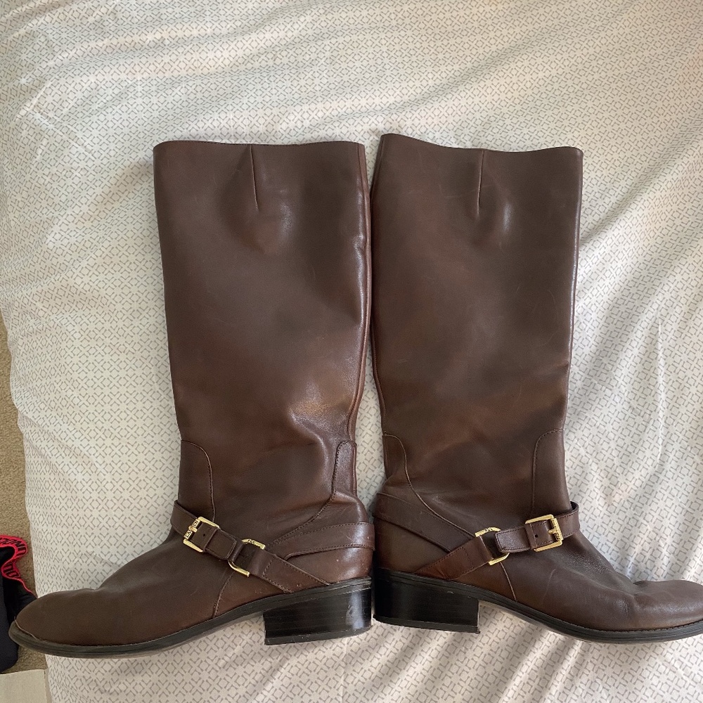 Ralph Lauren Riding Boots, Size 8.5